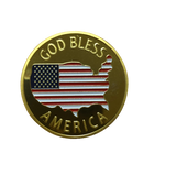 Gold God Bless America Coin - Subscriber Exclusive