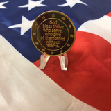 Gold God Bless America Coin - Subscriber Exclusive