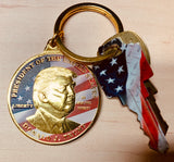 MAGA Gold-Plated Trump Keychain