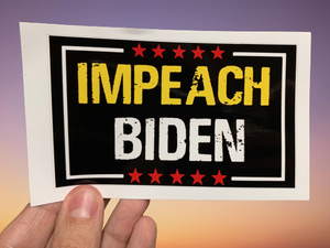 IMPEACH BIDEN Bumper Sticker