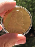 Jesus Christ Last Supper Collectable Coin - Gold Plated