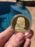 Jesus Christ Last Supper Collectable Coin - Gold Plated