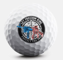 Let Freedom Ring Golf Ball