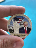 Full Color TRUMP Collectable Silver Coin - Subscriber Exclusive