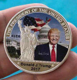 Full Color TRUMP Collectable Silver Coin - Subscriber Exclusive