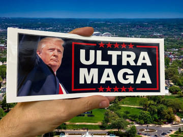 Ultra MAGA Bumper Sticker - Text Subscriber Exclusive